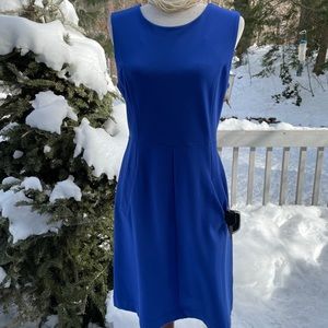 LANDS END Sleeveless Ponte Dress